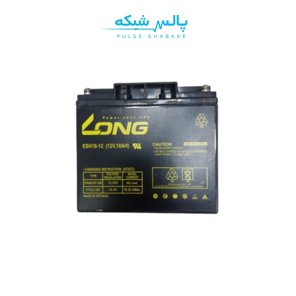 باتری خشک مترو ۱۲ ولت ۱۸ آمپرساعت