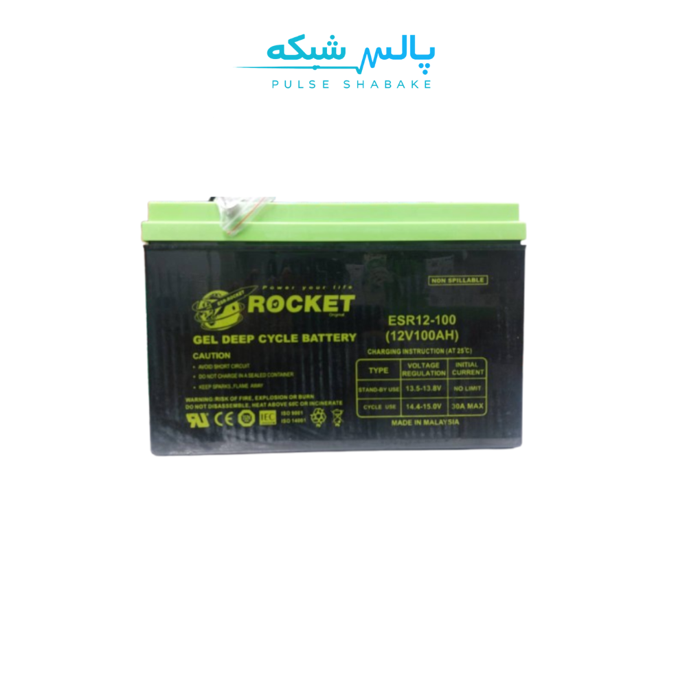 باتری یو پی اس 12 ولت 100 آمپر راکت Rocket