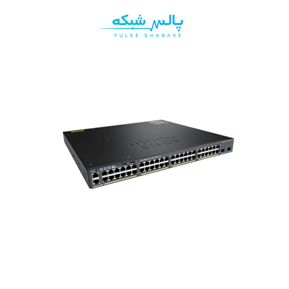 سوئیچ سیسکو WS-C2960XR-48FPS-I — ۴۸ پورت گیگابیت مدیریتی، PoE+
