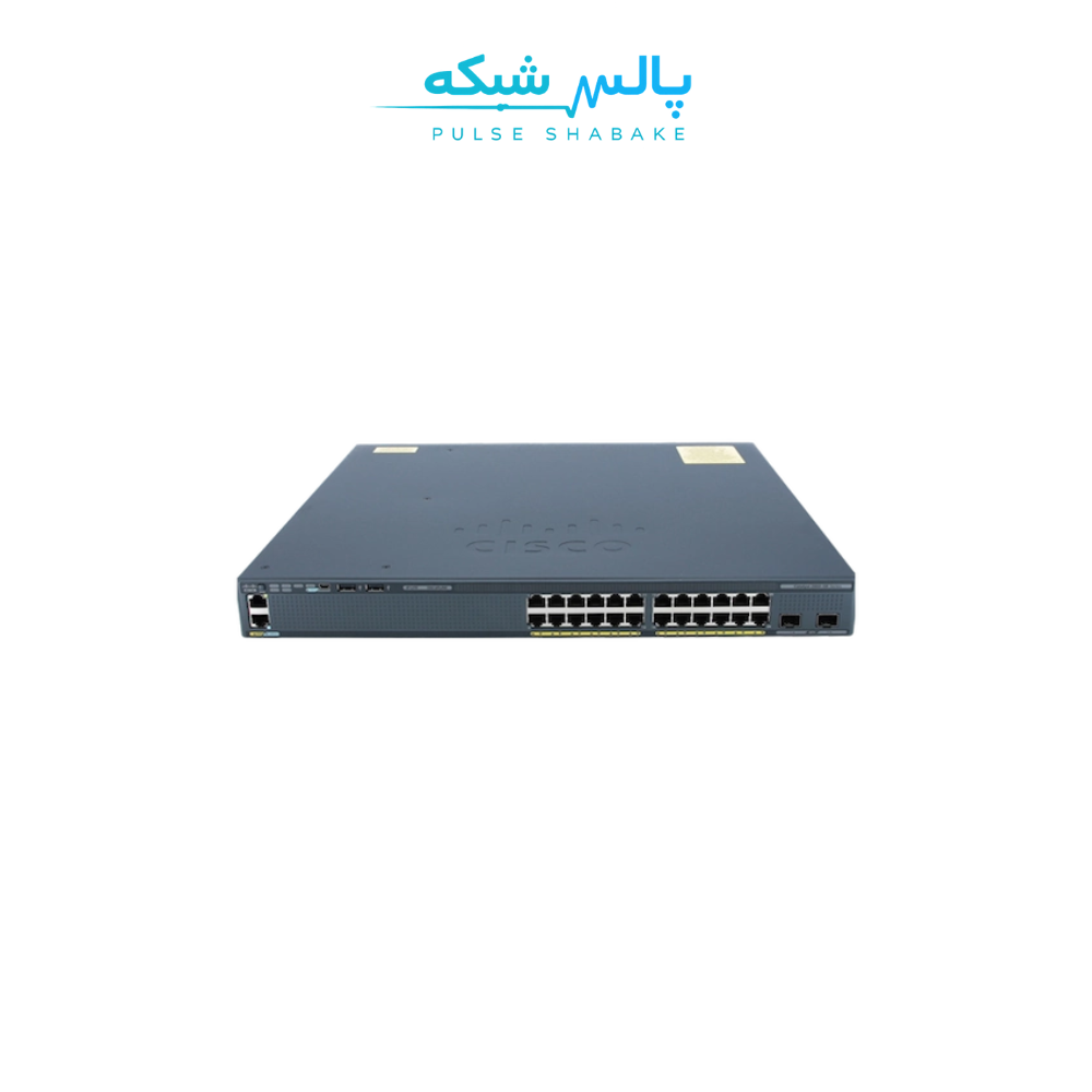 سوئیچ سیسکو WS-C2960XR-24PS-I — ۲۴ پورت گیگابیت مدیریتی، PoE+