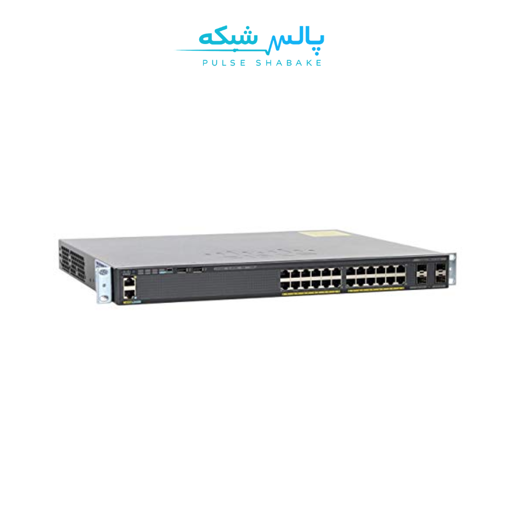 سوئیچ سیسکو WS-C2960X-24PS-L — ۲۴ پورت گیگابیت مدیریتی، PoE+