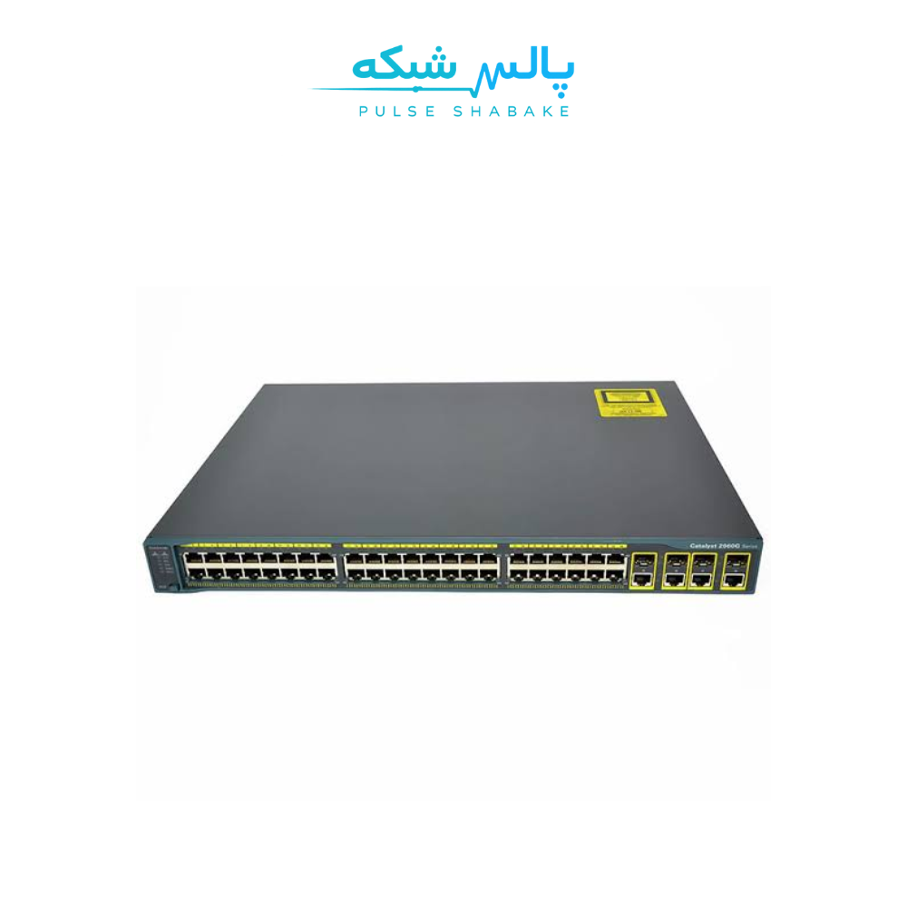 سوئیچ سیسکو WS-C2960G-48TC-L — ۴۸ پورت گیگابیت مدیریتی