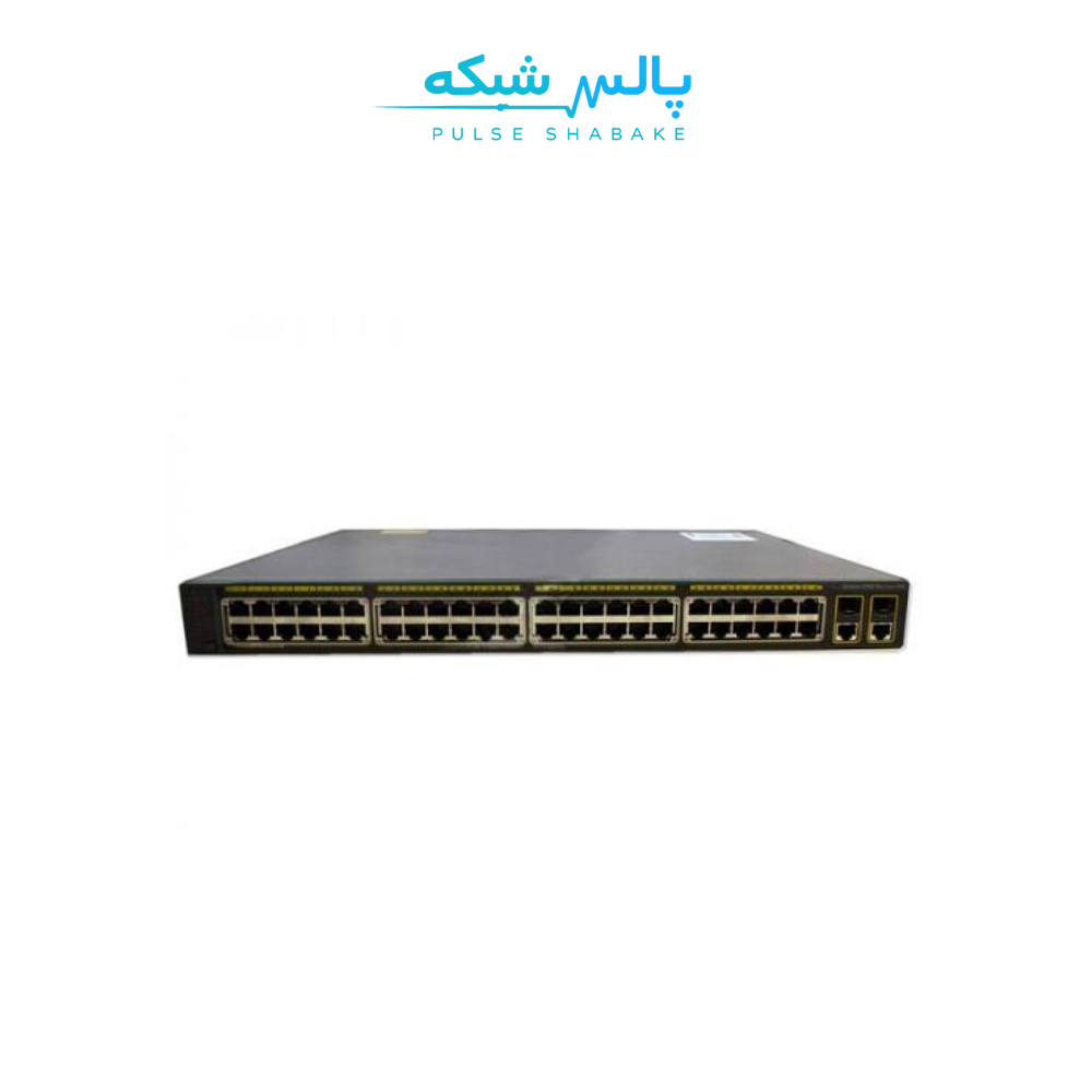 سوئیچ سیسکو WS-C2960-48PST-L — ۴۸ پورت فست‌اترنت مدیریتی، PoE