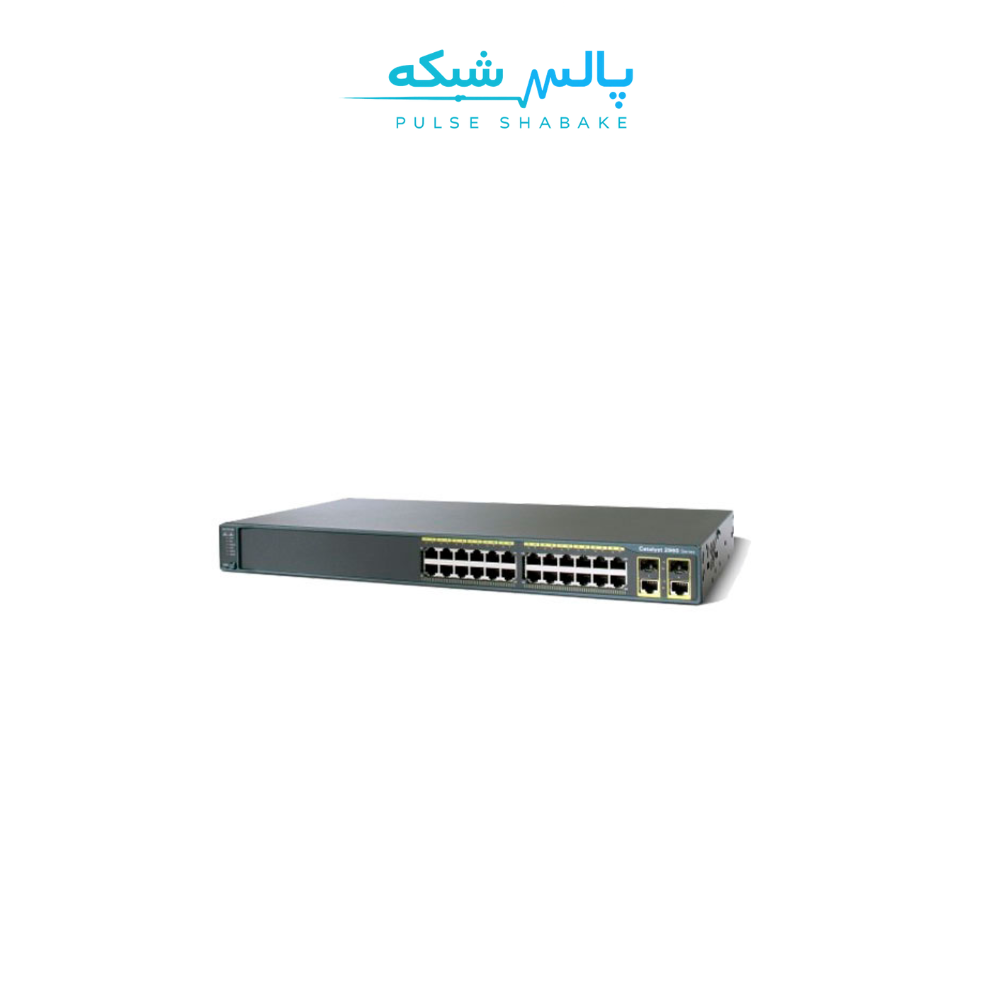 سوئیچ سیسکو WS-C2960-24PC-L — ۲۴ پورت فست‌اترنت مدیریتی، PoE