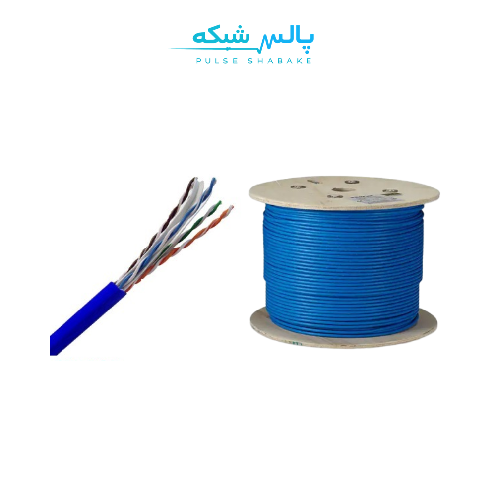کابل شبکه لگراند Cat6 UTP تست چنل — حلقه ۳۰۵ متری